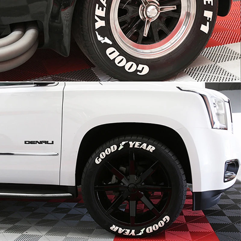 3D-наклейки на автомобильные шины с надписью GOODYEAR наклейки и мотоциклетные