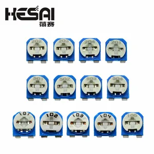 130 шт., 13 типов, подстроечный потенциометр, Регулируемая верхняя регулировка, 100ом-1мом RM065, переменные резисторы, набор в ассортименте