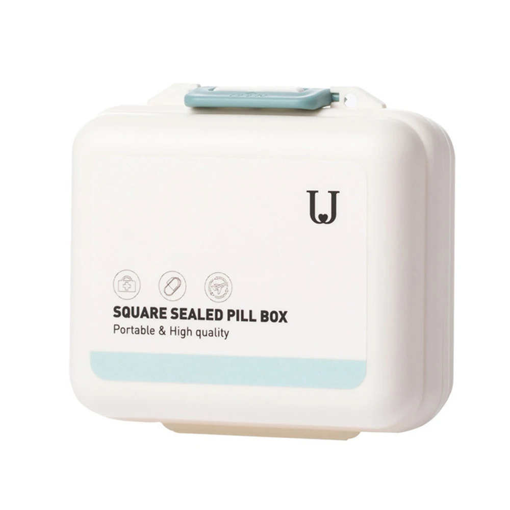 

Urallife Jordan&Judy Portable Pill Box Mini Large Capacity Medicine Container Sealed Weekly Pill Case Travel Storage Organizer