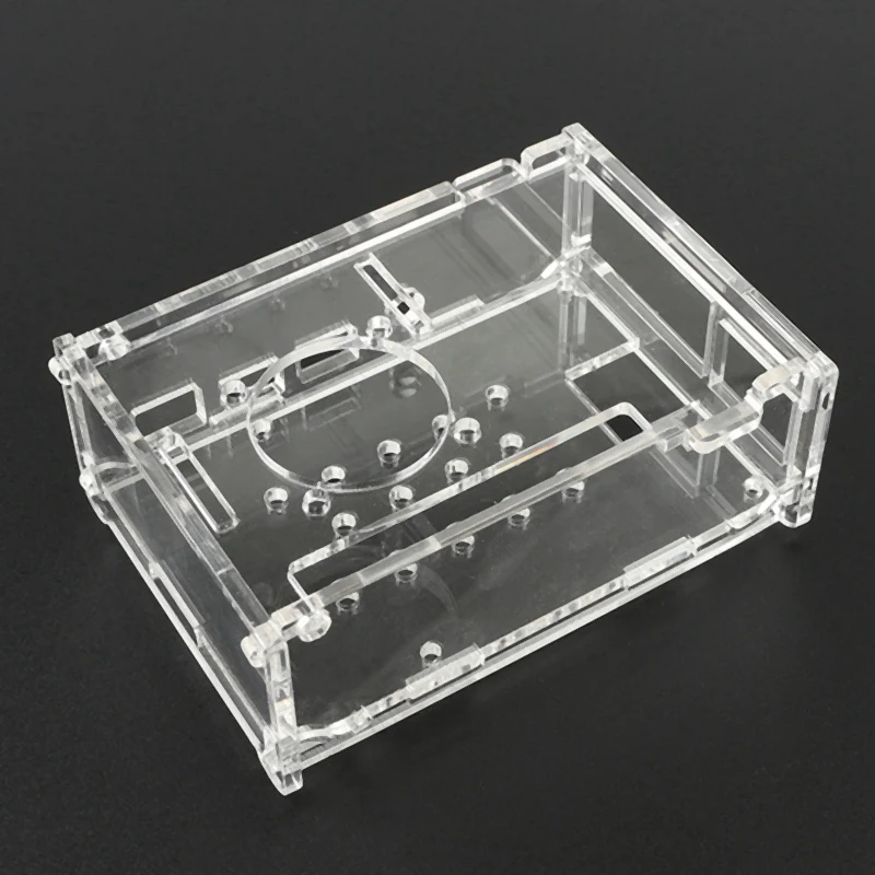 

for Raspberry Pi 4Th Generation Acrylic Case, Heat Dissipation Transparent Case for Raspberry Pi 4B+