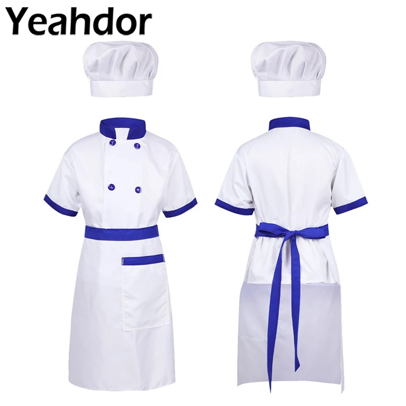 Детский костюм шеф повара для костюмированной вечеринки мальчиков и девочек