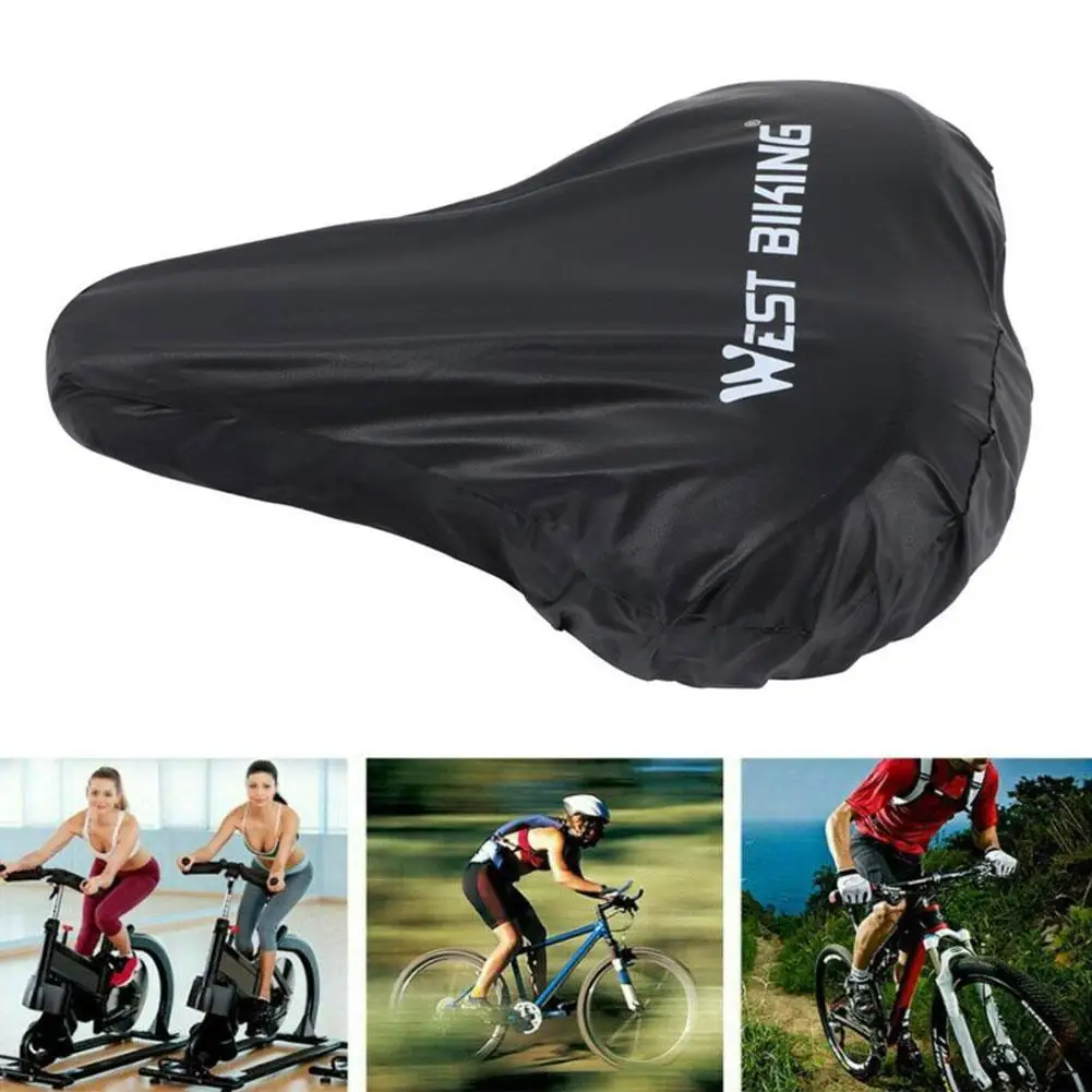 

Waterproof Bicycle Saddle Protective Coverings Bike Seat Pack Front Tube Bag Saddle Pannier Rear Rain Cover Useful Bike Supplies