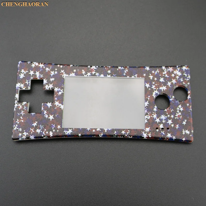 Colorful K ChengHaoRan 16 стилей 16 цветов передняя оболочка чехол Лицевая панель для GBM Gameboy micro system - Цвет: Colorful K