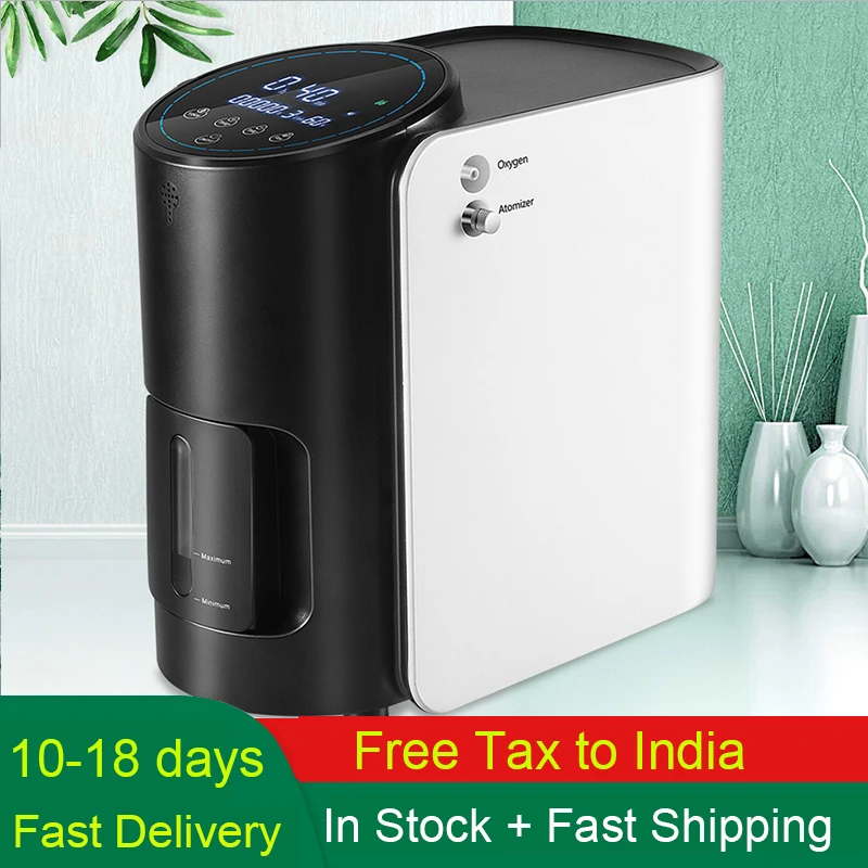 

AUPORO 1L-7L Oxygen Concentrator Generator Oxygen Making Machine Without Battery Air Purifier for Home Use AC220V AC110V