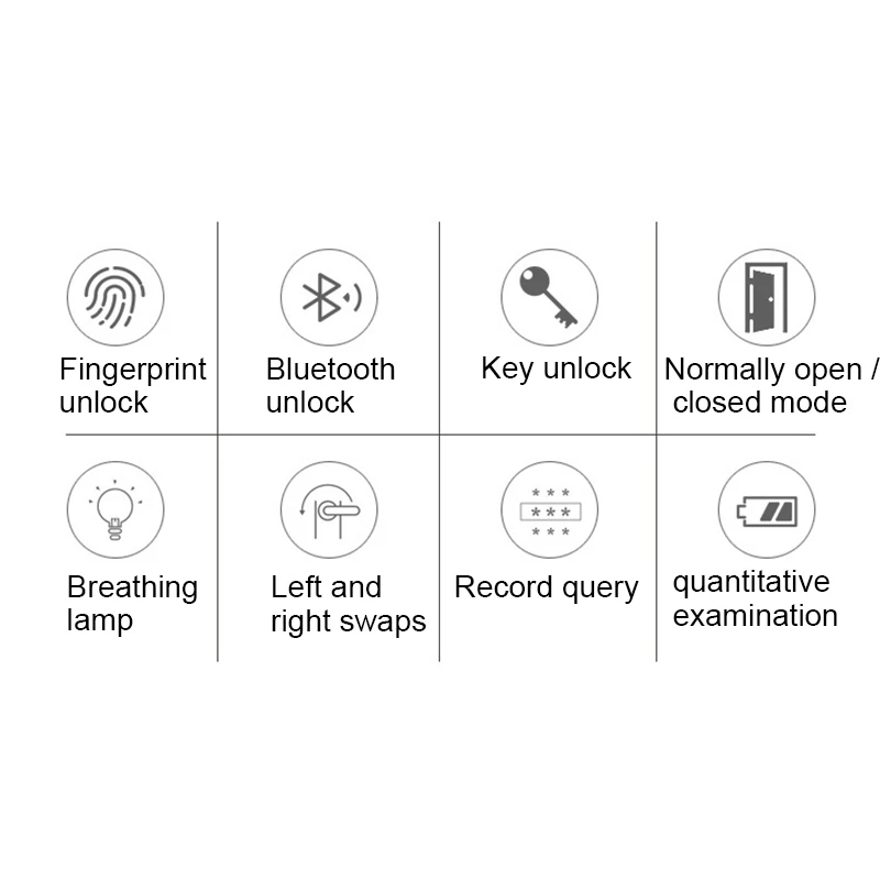 Высокое качество домашний умный электронный дверной замок с отпечатком пальца