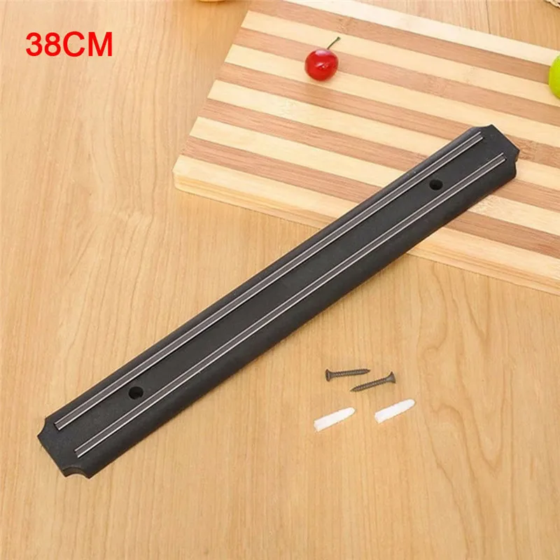 38CM Кухонные аксессуары, магнитный держатель для ножей, подставка для кухонных ножей, настенный блок, держатель для хранения, стойка для шеф-повара XNC - Цвет: 38CM