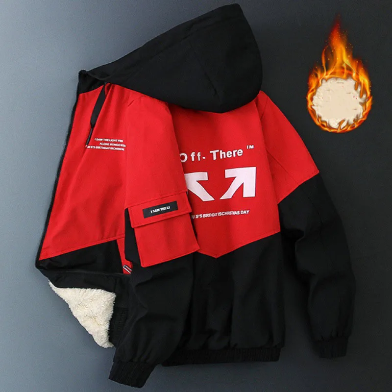 Новинка 2020 Мужское пальто на осень и зиму Паркер с большими карманами