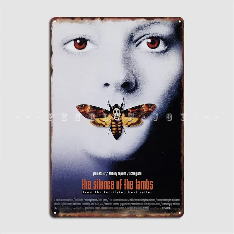 Тишина ягнят металлический знак паб кухня Забавный Настенный декор оловянные