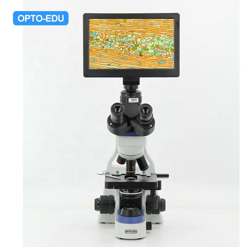 

OPTO-EDU A33.0913 USB Trinocular HD CCD Biological Digital Microscope Lcd