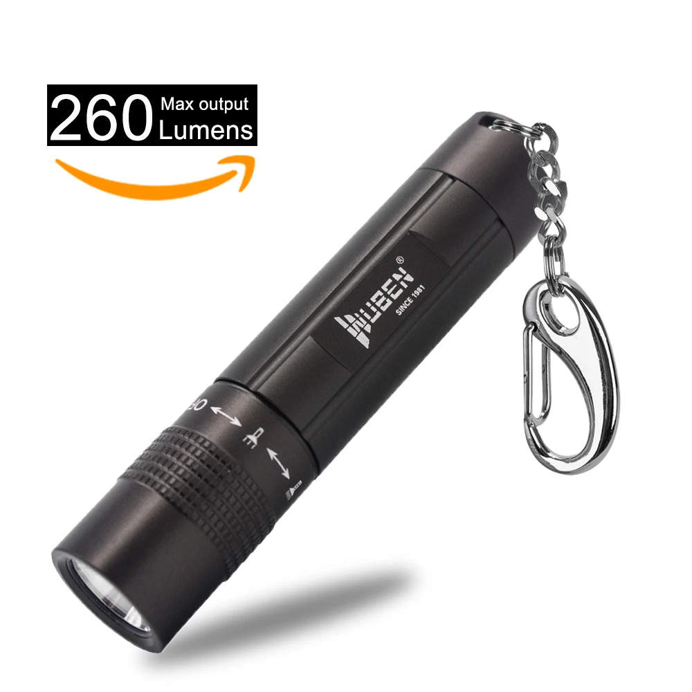 

WUBEN Mini Keychain Flashlight Led Pocket Lights USB Rechargeable Torch Key Light Lantern Waterproof Lamp LED Bulbs E349