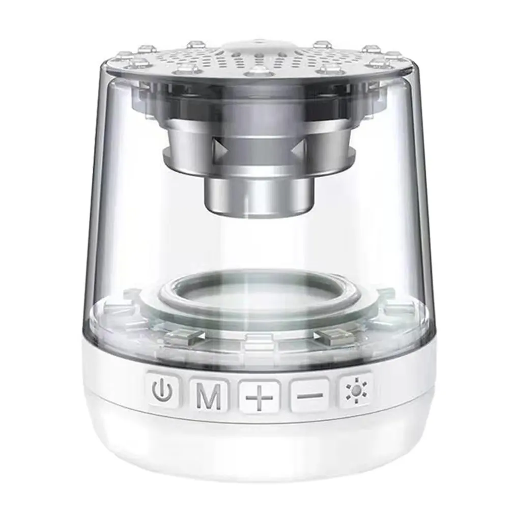 

Outdoor Mini Waterproof Transparent Wireless Speaker Led Lamp With Lanyard 2000mah TF Card Playing Hands-free Calls