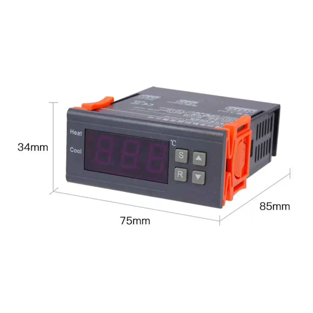 

Digital Temperature Controller Thermostat Thermoregulator incubator Relay LED 10A Heating Cooling STC-1000 STC 1000 12V 24V 220V