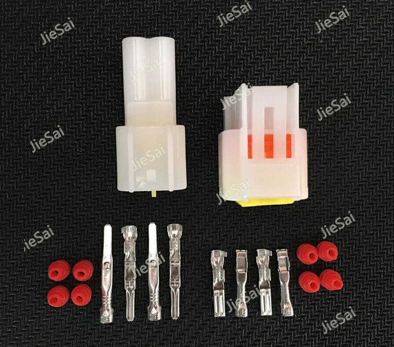 4 Pin Female Male Waterproof Electrical Wire Connector Plug Auto Connectors FW-C-4M-B FW-C-4F-B | Обустройство дома