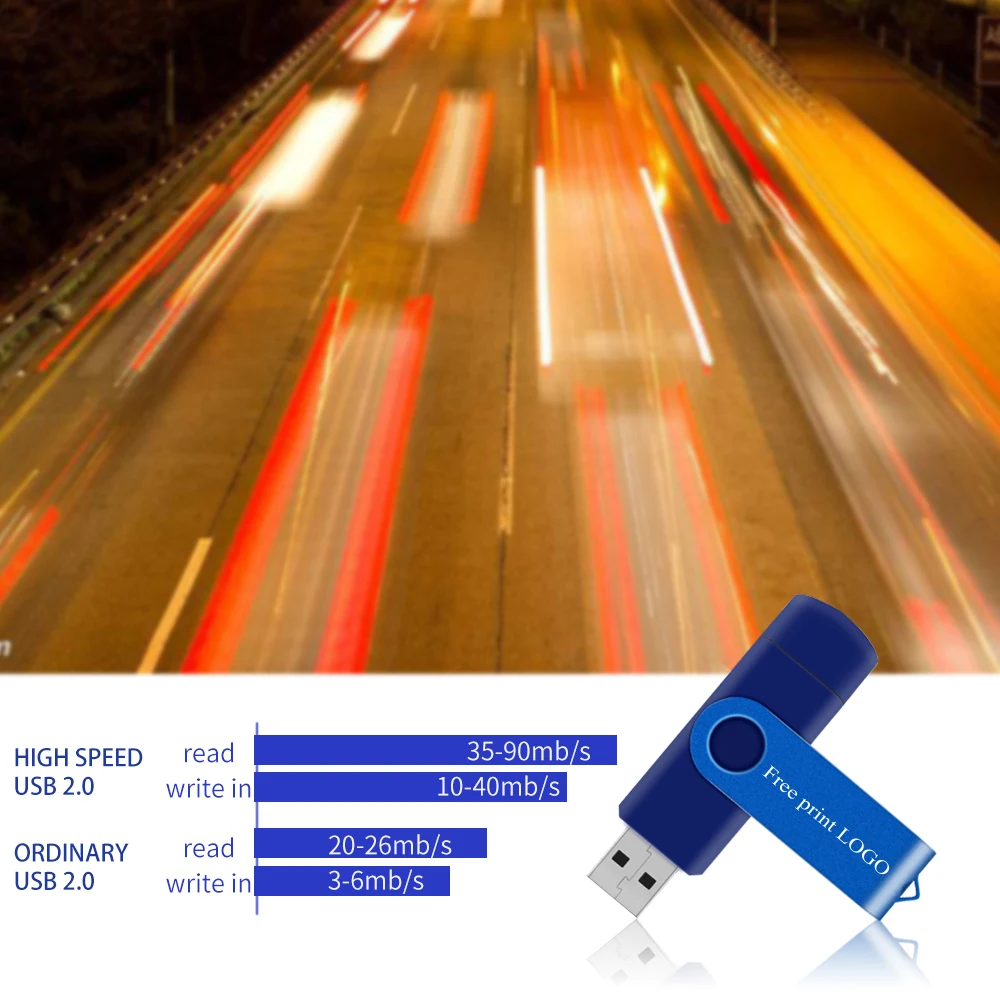 Флешка OTG Смартфон cle Usb флеш накопитель 2 0 32 ГБ Micro 8 Гб 16 64 128 память Бесплатная