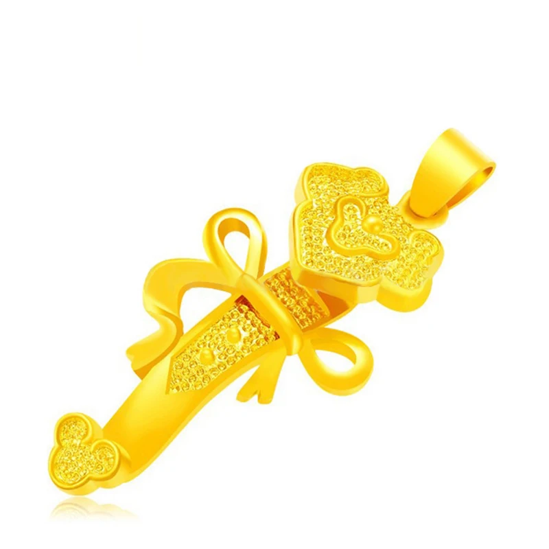 Новые Латунные 24K ювелирные изделия счастливые подвесные золотые украшения