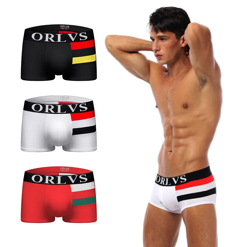 Мужское нижнее белье мужские боксеры дышащие трусы сексуальные для пениса