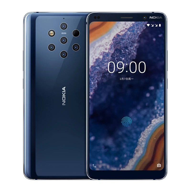 Глобальная версия Nokia 9 Pureview 5 99 дюймов мобильный телефон 6 ГБ 128 отпечатков пальцев