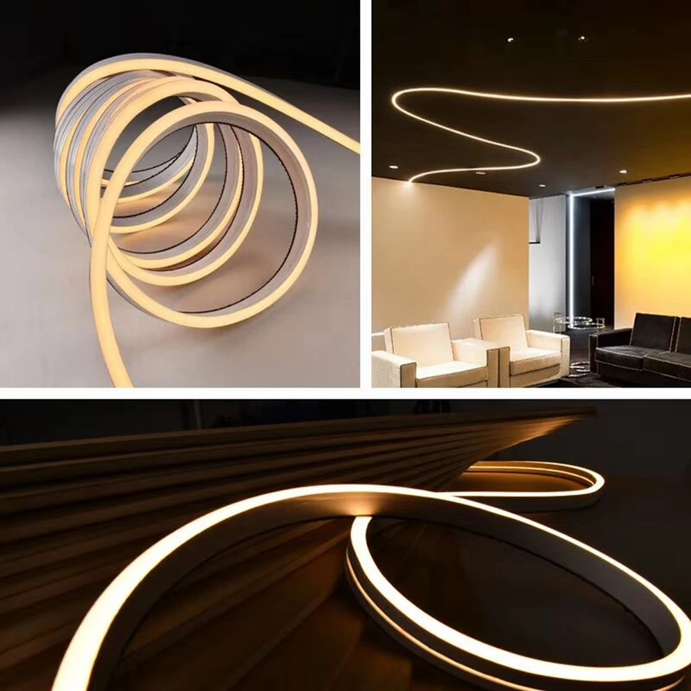 WS2811WS2812B WS2813 WS2815 RGBW LED Neon Rope Tube Silicone Gel Flexible Strip Light Soft Lamp Waterproof IP67 For Room | Лампы и