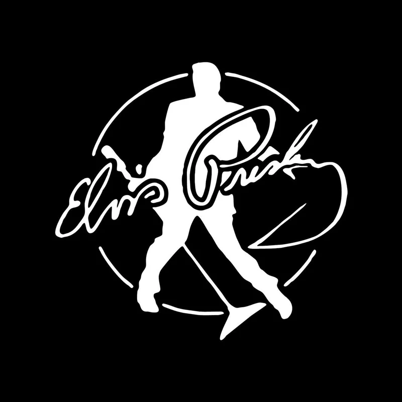 Volkrays креативные автомобильные стикеры Elvis Presley автограф для пения отражающий