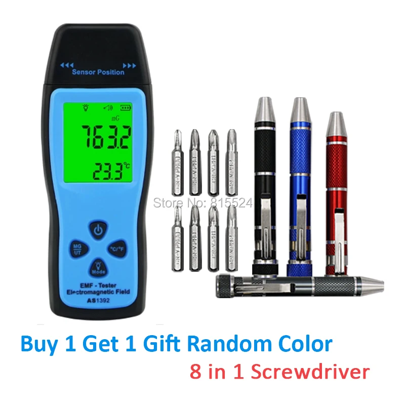 Умный датчик AS1392 профессиональный ручной детектор электромагнитного излучения