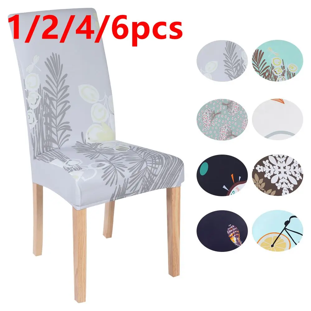 1/2/4/6 шт. съемным моющимся стрейч обеденный стул крышка сиденья протектор чехлов