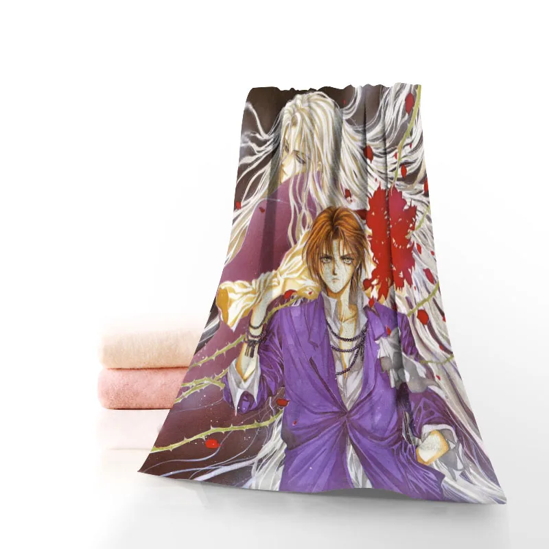 

Angel Sanctuary Towel Printed Cotton Face/Bath Towels Microfiber Fabric For Kids Men Women Shower Towels 70X140cm