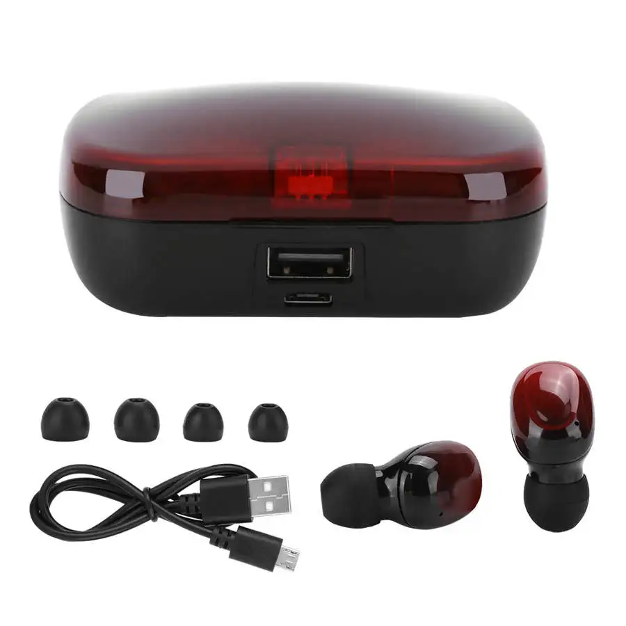 Аудионаушники HBQ‑ Q32S градиентные красные беспроводные наушники 5 0 с