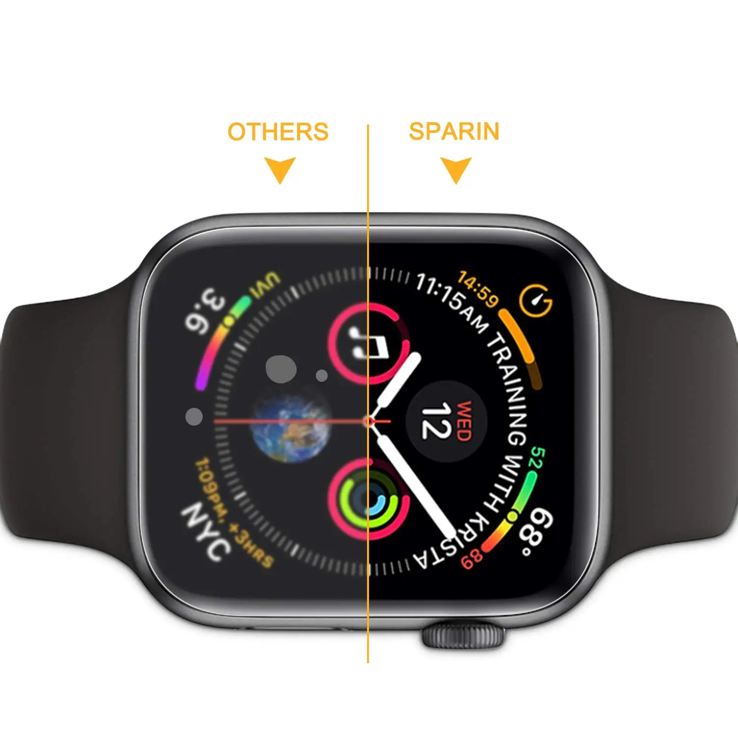 Защита экрана для Apple Watch 4 band 44 мм 40 мм 9D полное покрытие Защита от царапин защитная Гидрогелевая пленка аксессуары для часов