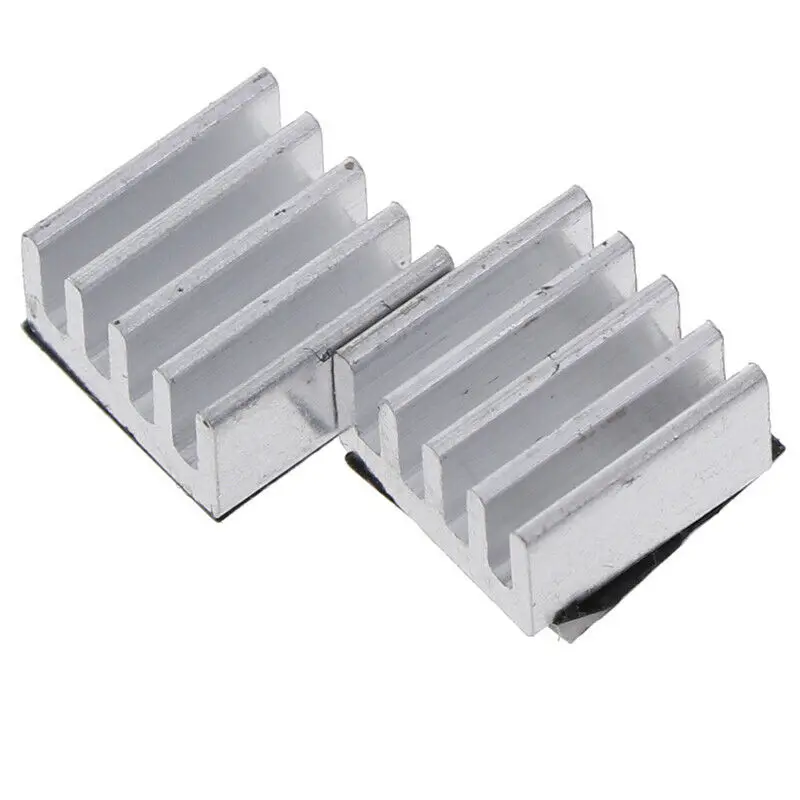 4 шт./компл. алюминиевый радиатор серебряного цвета наборы кулеров для Raspberry Pi 4B