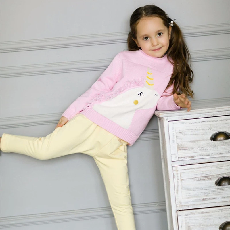 LILIGIRL/Хлопковые свитера для маленьких мальчиков и девочек свитер с рисунком детей