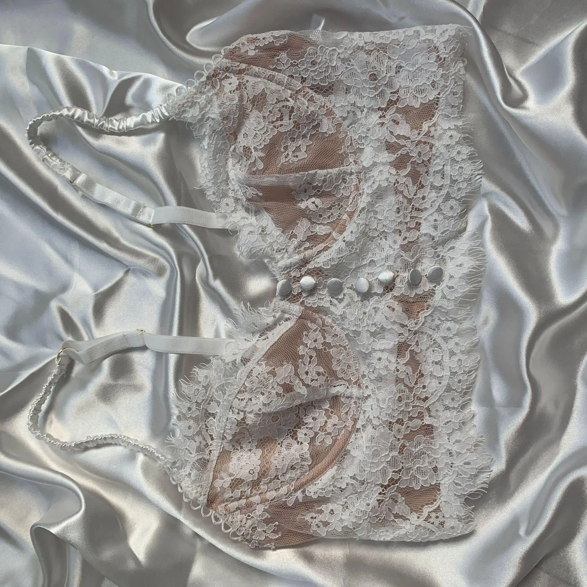 

y2k Sexy Lace Crop Top Women Corset e girl y2k Clothes Vest Tanks Camis Bustier Summer Clothes for Women 2021 Beach Cami Top