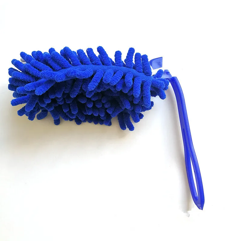 Сгибаемая щетка из микрофибры и синели для удаления пыли очистки автомобильного