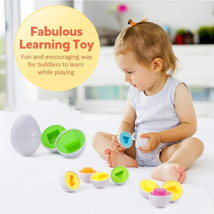 11pcs Education Learning Toys Mixed Shape Wise Pretend Puzzle Smart Eggs / Plastic Screws 3D kids Child Toy ZXH | Игрушки и хобби