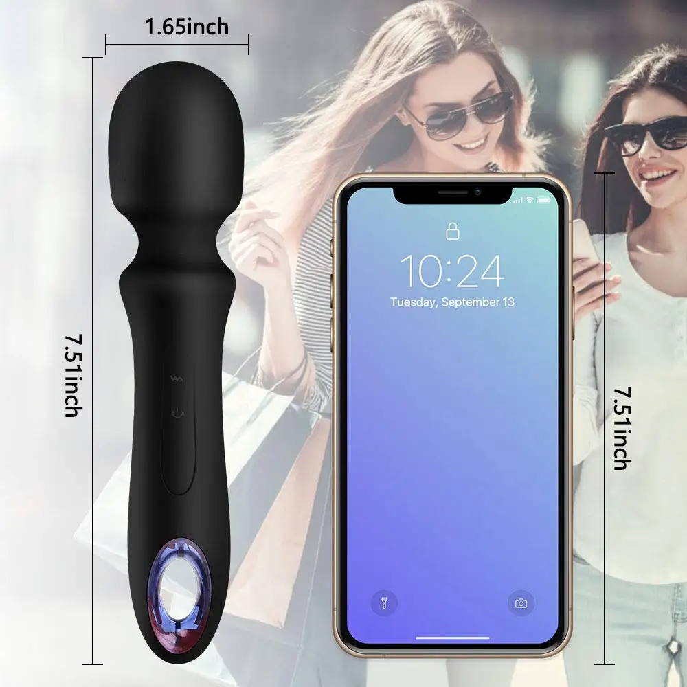 Мощный мини 10 режимов вибратор AV Волшебная палочка массажер Женский мастурбатор
