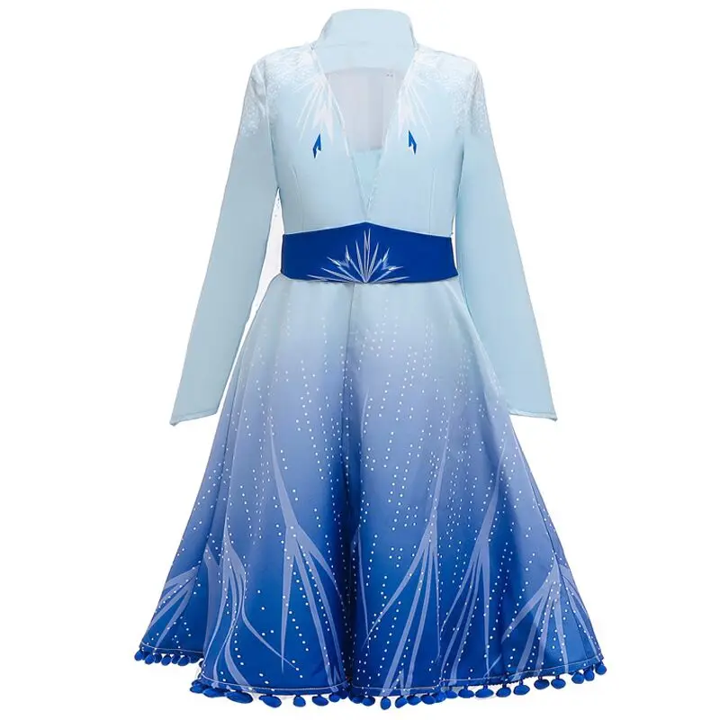 Elsa 2 Cosplay Queen Carnival Dresses Costumes Princess Anna Dress Girls Fantasia Party Vestidos Kids Clothing Set | Детская одежда и