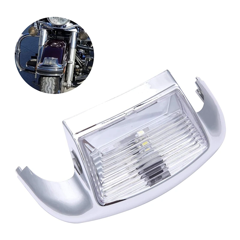 

Motorcycle Front Fender LED Light for Heritage Softail Classic FLSTC 1986-2008 1980-2013