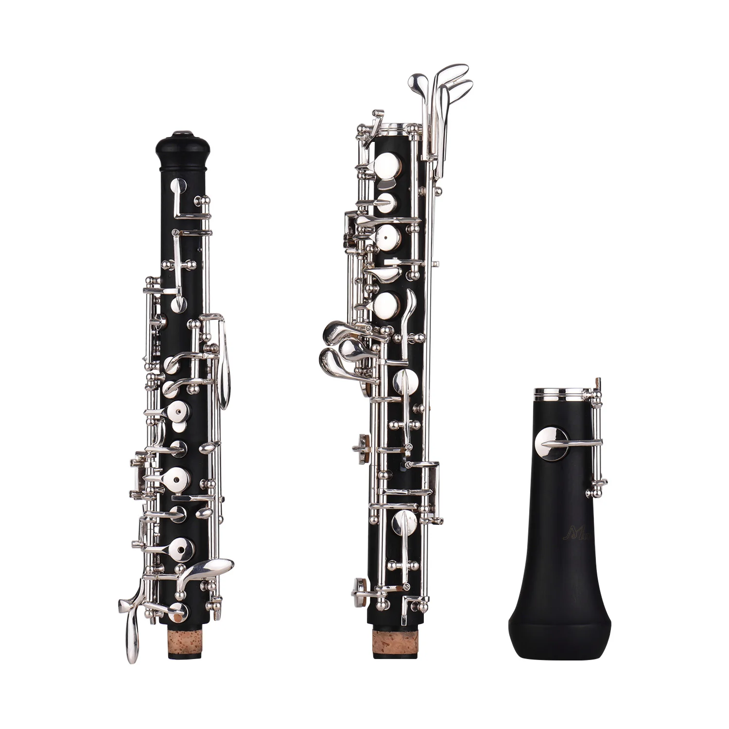 Muslady Профессиональный oboe C Ключ полуавтоматический стиль посеребренные ключи деревянный духовой инструмент с гобо Рид перчатки кожаный чехол