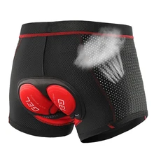 Fashion Breathable Cycling Shorts Cycling Underwear 5D Gel Pad Shockproof Bicycle Underpant MTB Road Bike Underwear Man Shorts