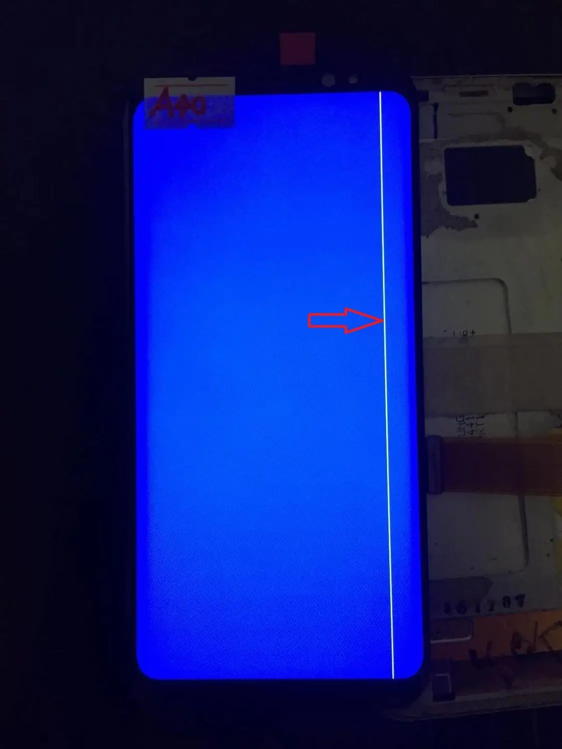 NO.A40 AMOLED для samsung Galaxy S8 G950A G950U G950F ЖК-дисплей кодирующий преобразователь сенсорного экрана в сборе с линией - Цвет: NO.A40