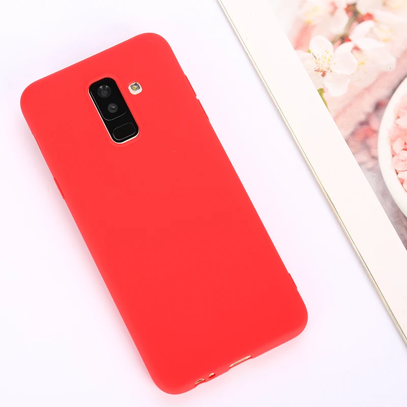 

Soft Silicone Cover For Samsung Galaxy J4 J6 A6 A8 S8 S9 S10 Plus A7 2018 J3 J5 J7 2017 2016 S6 S7 Edge J530FM J730FM Candy Case