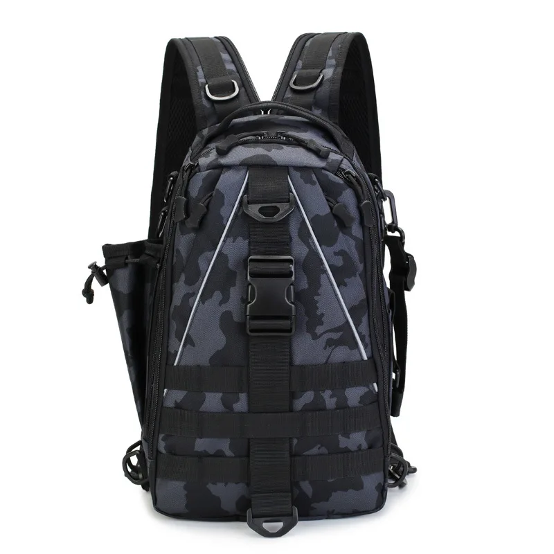 

Multifunctional single and double shoulder dual purpose backpack new outdoor camouflage tactical bag travel sports chest bag man
