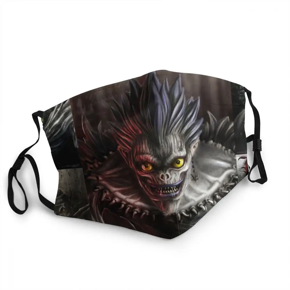 

Моющаяся маска для рта Death Note, манга, Рюк, пылезащитный чехол, респиратор, маска для рта