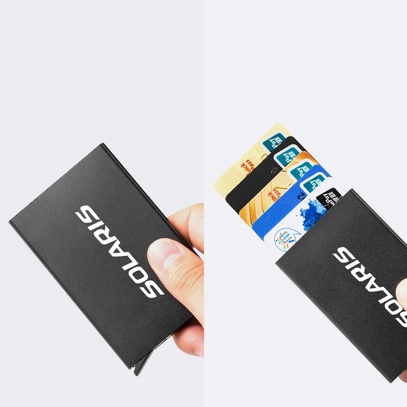 Умный бумажник автоматически металлический телефон тонкая идентификационная