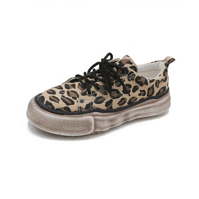Gioio Brand New Causal Leopard 2cm Tall lady Shoes High Quality breathe Sewing Running Walking  Shoes Jogging Sports Sneakers