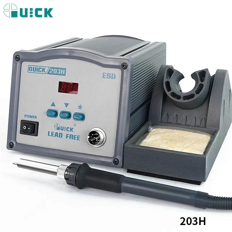 

Quick 203H 90w Digital Intelligent High Frequency Eddy BGA Soldering Station Lead Free Iron Welding Tool Kit