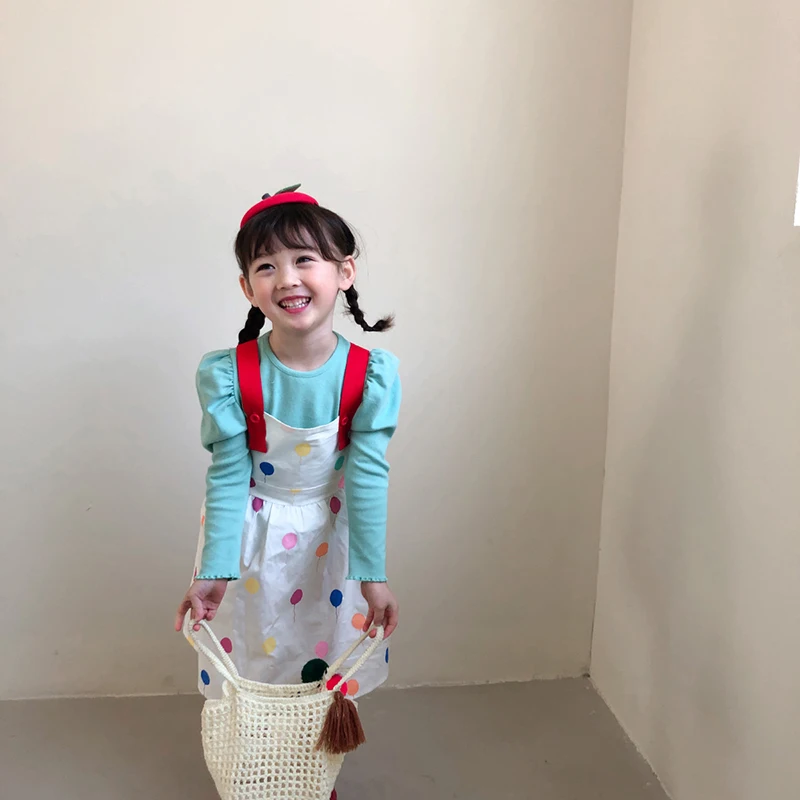 

Keelorn Girls Casual Dresses 2021 New Summer Baby Colorful Print Costumes Holidays Kids Princess Suspender Vestidos 2-7T