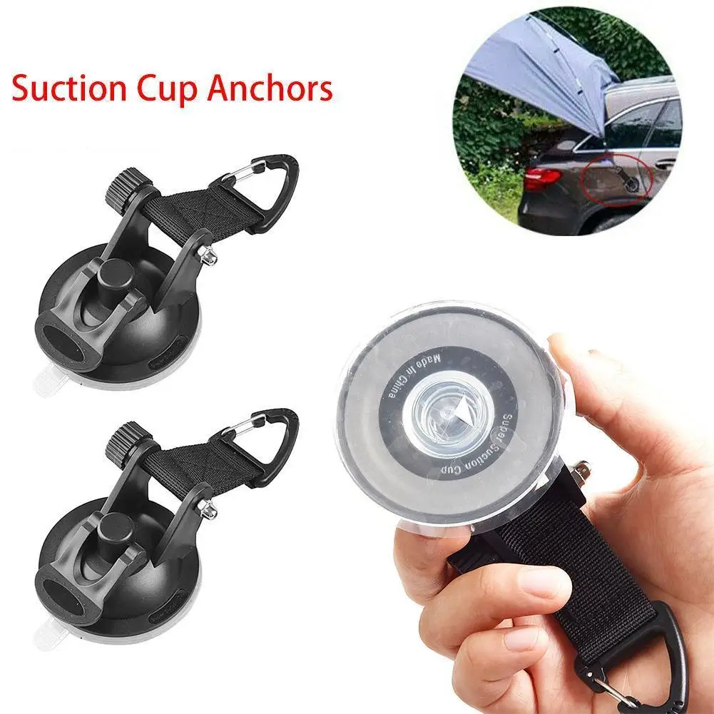 2 шт. чашечная присоска крепления крюк галстук вниз Кемпинг Тент брезент