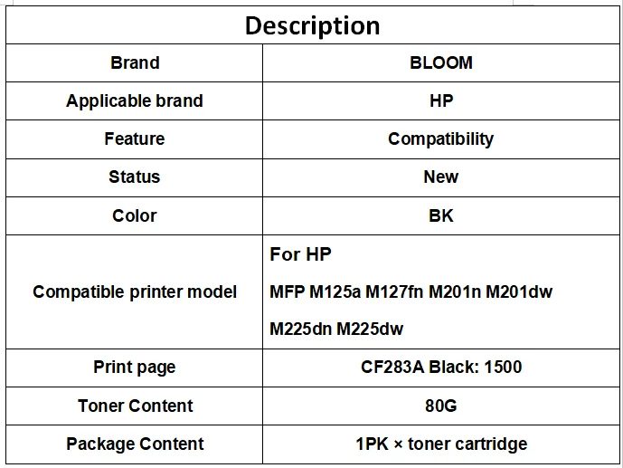 Тонер-картридж для принтера Pantum cf283a для hp laserjet m127fn pro M225dn M225dw лазерный копировальной машины, копировальный принтер, Россия