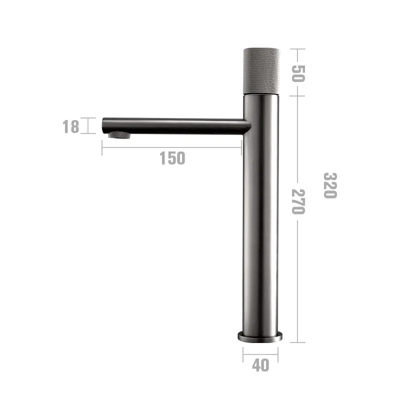 

New Arrival Luxury Style Black Rose Gray Black Bath Sink Faucet Bathroom Mixer Cold and Hot Water Tap Crane Deck Mounted Copper
