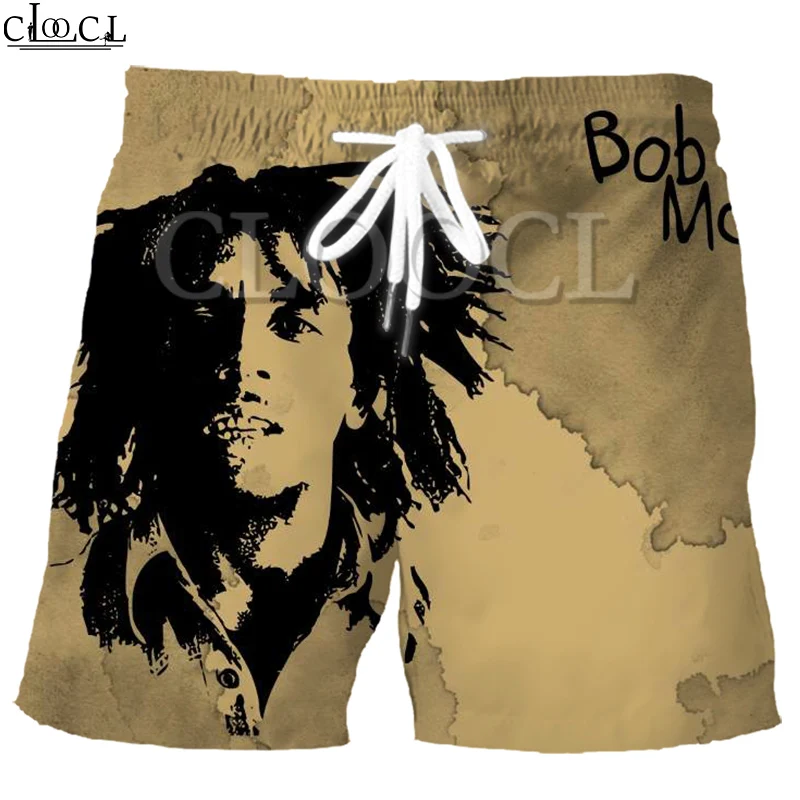 Шорты CLOOCL Singer Reggae Creator Bob Marley мужские эластичные модные повседневные уличные